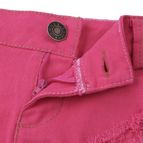 Womens Pink Daisy Dukes Mini Hot Shorts Jeans Micro
Sexy Denim Triangle Beach - Picture 6 of 6